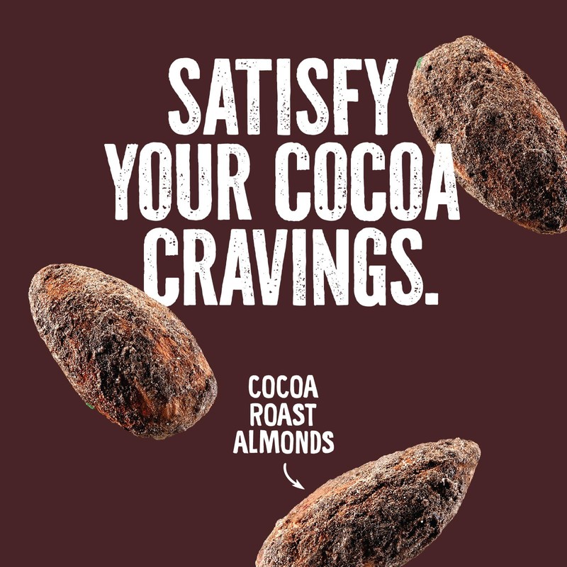 Emerald Nuts Cocoa Roast Almonds (1-Pack), 5 Oz Resealable Bag,