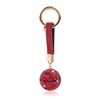 Acrylic Diamond Basketball Keychain with Fashion Shiny Rhinestones Sparkling Sports