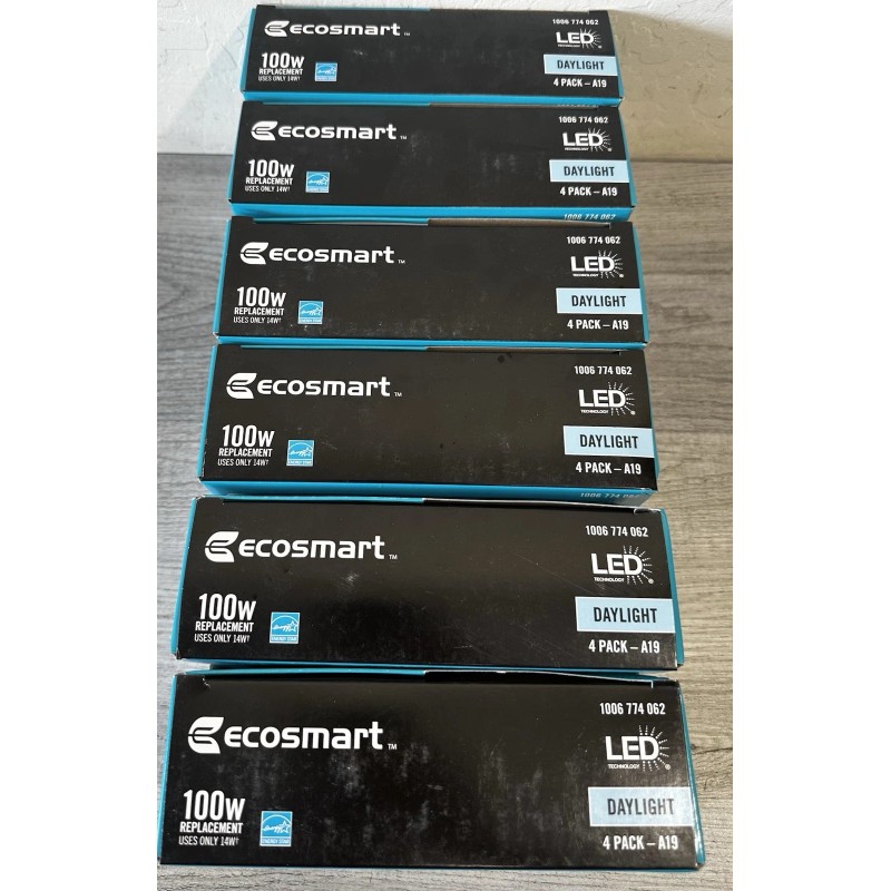 EcoSmart (6 Packs) EcoSmart 4 Bulb Pack 100 Watt Replacement