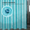 Shower Curtain Liner Heavy Duty EVA, Waterproof Shower Liner with