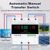 63A 110V Automatic/Manual Transfer Switch, Dual Power Selector with LED