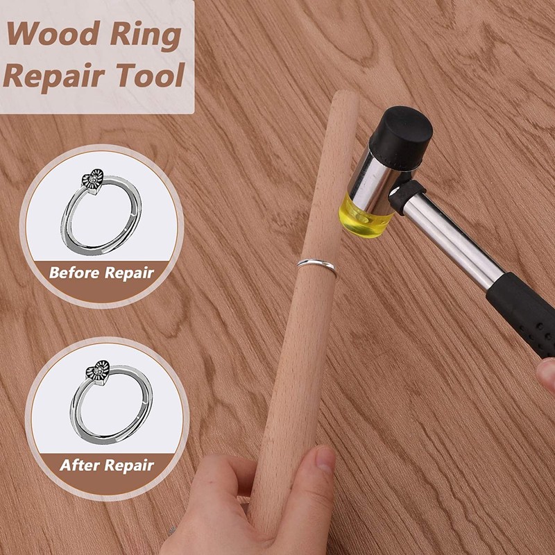 LUTER 11-Piece Jewellery Ring Sizer Tools Set, Ring Mandrel, Ring