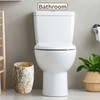 Escenzy Natural Shell Bathroom Trash Can Mosaic Glass 5L |