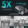 Djioyer Night Vision Goggles, 1080p Infrared Night Vision Binoculars, 5x