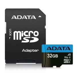 None ADATA 32GB Premier Micro SD Card with SD Adapter, UHS-I Class 10 with A1 App Performance