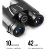 Eyeskey 10X42 Binoculars Professional HD Binocular for Bird Watching, Travel