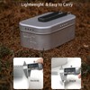 Campingmoon Camping Mess Tin Pressure Relief Aluminum Dinner Box Camping