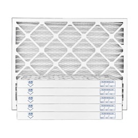 Filters Fast 16x25x2 Pleated Air Filter Merv 8, 2 inch AC Furnace Air Filters, Made in the USA, Actual Size 15.5x24.5x1.75, 6 Pack