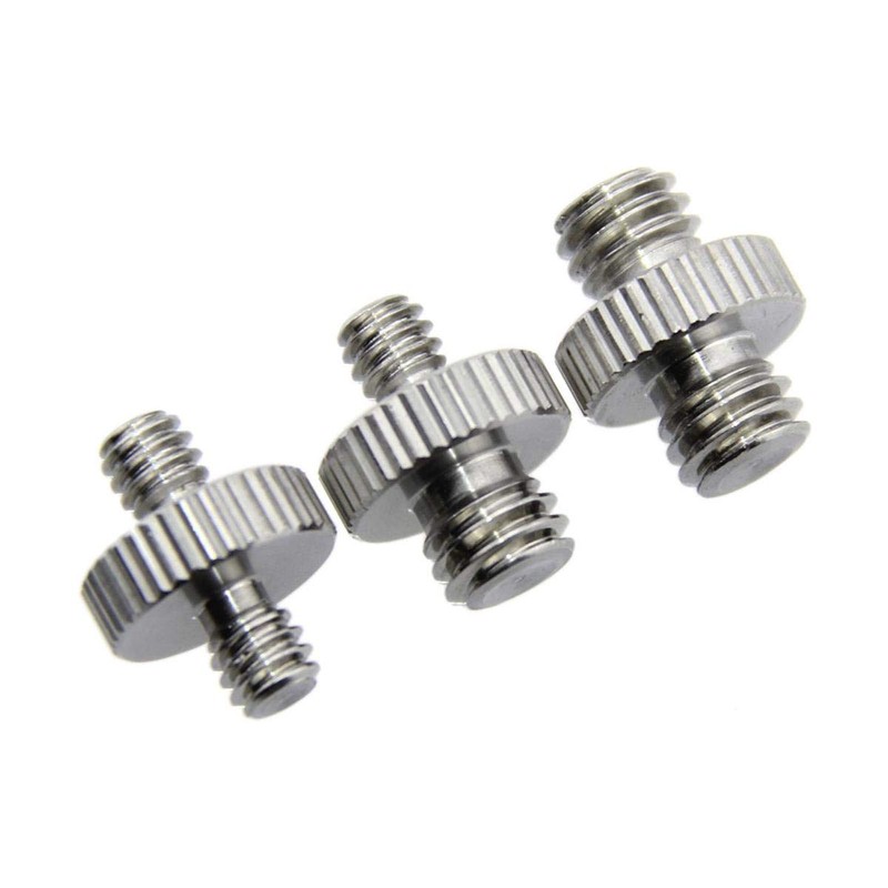 CAMVATE Male to Male Screw Adapter Set for Camera Tripod,