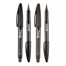 LIVELY 입큰 라이블리 붓펜 아이라이너 3개구성 택 / 번짐없이 롱래스팅 IPSUN Liveley Brush Pen Eyeliner 3pcs Set Long Lasting No Smudge