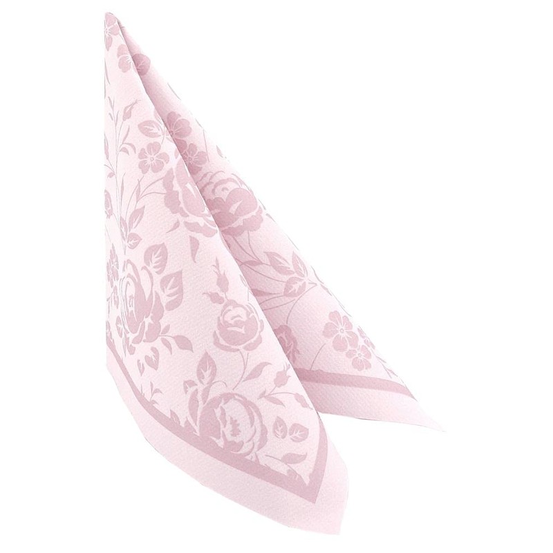 50 Napkins Champagne 40 x 40 cm Fabric-Like Airlaid FIORI,