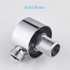 Keymark Chrome Wall Supply Elbow, Brass Round Wall Mount Shower
