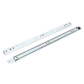 uxcell 17-Inch Drawer Slides, Full Extension Ball Bearing Slide Track Rail 25mm Wide 55lb Capacity 1 Pair