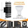 DASTOR Motion Sensor Outdoor Wall Lights 2 Pack, Dusk to
