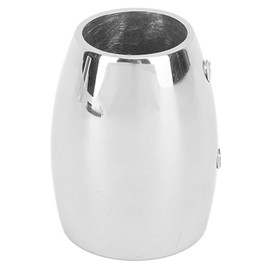 Flagpole Base Stainless Steel Cylindrical Thickened Mirror Polishing Boat Flag Pole Socket for Ship Yacht RV
