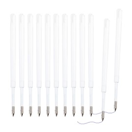 ENLACE Ballpoint Pen Refills Blue, Pack of 50 Ballpoint Pen Refills 1.0 mm, Plastic Ballpoint Pen Refills, Interchangeable Ballpoint Pen Refills for Office, Shop, School and Home Writing Colour