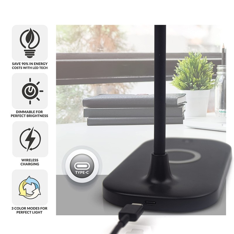 Newhouse Lighting Zlata Painted Black Plastic Tap or Touch Switch