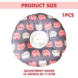 LINGJIA Collar for Cats, Cat Collar, 16-30 cm Dog Collar, Pet Protection Collar, Adjustable Collar, Soft Collar, Help Pet Recover After Surgery Collar