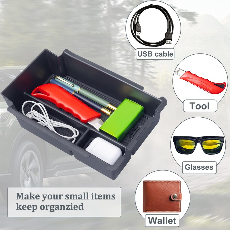 JKCOVER Center Console Organizer Tray Compatible with 2024 2025 Subaru