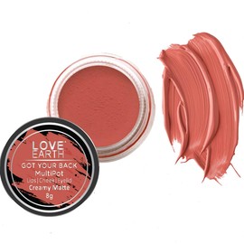 Love Earth Lip Tint & Cheek Tint Multipot-Got Your Back With Richness Of Essential Oils And Vitamin E For Lips, Eyelids & Cheeks