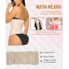 Faja Colombiana Doble Cierre Reloj De Arena Cinturilla Látex