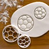 Set of 2 Footballs Cookie Cutters, 2 Pieces Bakerlogy