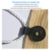 100Pcs Shade Cloth Heavy Duty Lock Grip Plastic Clips for