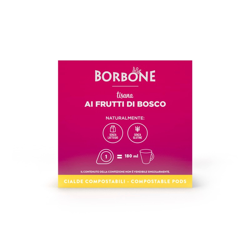 Caffè Borbone Mixed Berries Infusion - 72 Pods (4 packs