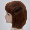 Lala 천연 밍크털 똑딱핀(LALA-H676) Natural Mink Fur Hair Clip (LALA-H676)
