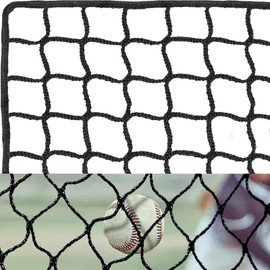 Sharellon 30x12FT Baseball Softball Backstop Nets, Portable Sports Netting Barrier for Backyard, Baseball Net for Home Outdoor Hitting Pitching Training Use.