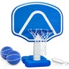 Pool Basketball Hoop, Height Adjustable & Large Size, Includes Poolside