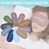 20 Pcs Funny Eye Mask Bulk for Sleep, Adjustable Strap,Morandi