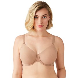 Wacoal Women's Uneven Shape Revelation Unlined Underwire Bra, Praline, 38DD