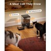 oneisall Automatic Cat Feeder for 2 Cats, 20 Cups/5L Automatic