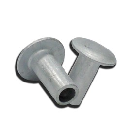 Tubular Rivets Aluminum Rivets Truss Head Fasteners 100 Pcs 3/16"X3/8" Semi-Tubular Rivets Rivet Tools Stainless Rivets Two Piece Rivets Tubular Rivet Tool Super-Deals-Shop