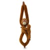 Hideekoog 2pcs Orangutans Hanging Stuffed Animal Mother with Baby Hangs