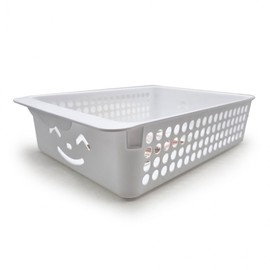 Smile Kids Basket No. 4 Color Random Plastic organizing basket 6ea