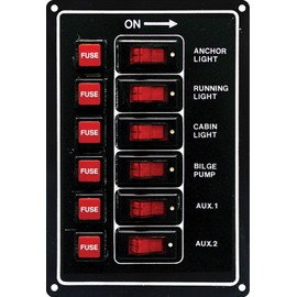 SeaSense Switch Panel 6 Gang