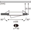Paulmann 92254 EBL Set Aumus Swivelling 3-Stepdim LED 3x 750lm