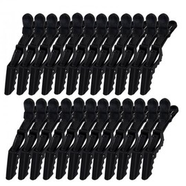 24Pcs Pinzas de Pelo de Cocodrilo, Pinzas para El Cabello para Mujeres, Pinzas de Cocodrilo, Peluquería Pinzas de Pelo para Peinar, para Todo Tipo de Cabello