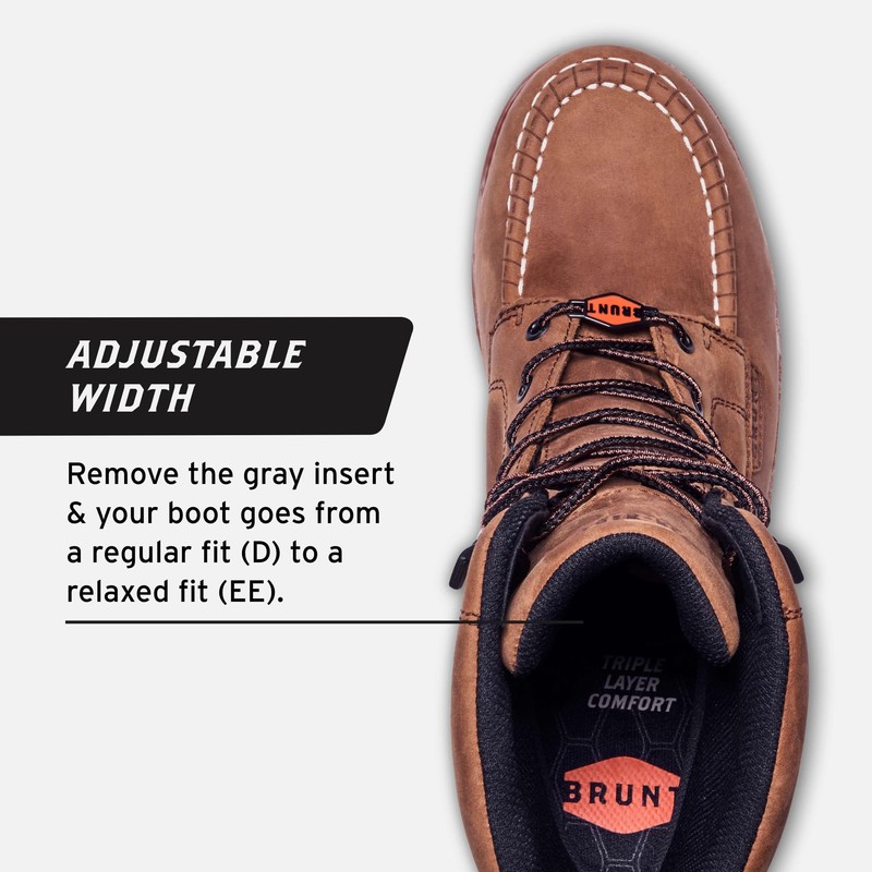 BRUNT Marin (Soft Toe) - Men’s Size 10, Brown -