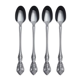 Stainless Steel Michelangelo Tall Drink Spoon [Set of 4]
