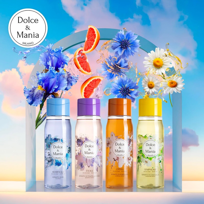 Dolce & Mania Shower Gel Opera, Vanilla Shower Gel with