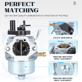 Carburetor Compatible with Toro CCR2400 CCR2450 CCR2500 CCR3000 CCR3600 CCR3650 Powerclear 084132 084133 084233 084332 084333 Snowblower Thrower Carb Replace 801396 801233 801255 Snow Blower