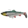 Savage Gear 4D Trout Rattle Shad Fishing Hook (Green Silver-12.5cm-35g)