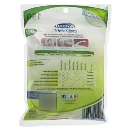 - Dentek Triple Clean Floss Elecciones, 150 Count (paquete De