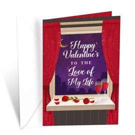 Husband Valentine's Day Card | Prime Greetings | Made in America | Eco-Friendly | Thick Card Stock with Premium Envelope 5in x 7.75in | Packaged in Protective Mailer