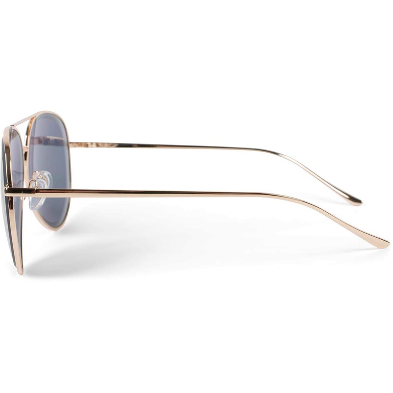 styleBREAKER Unisex Pilot Sunglasses with Polished Edge, Mirrored Polycarbonate Lenses