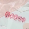Strawberry Cow Nail Tips - Oval / 딸기카우 네일팁 -