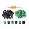 Mtsooning 100 PCS HVAC 1/4" Quick Coupler Charging Gaskets, O-Ring
